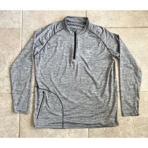 Baleaf Men's Size Medium Performance Stretch Shirt Long Sleeve 1/4 Zip Pocket